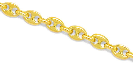 Foto 2 - Bohnen Goldkette Marina Goldkette Schiffsankergoldkette, K2263