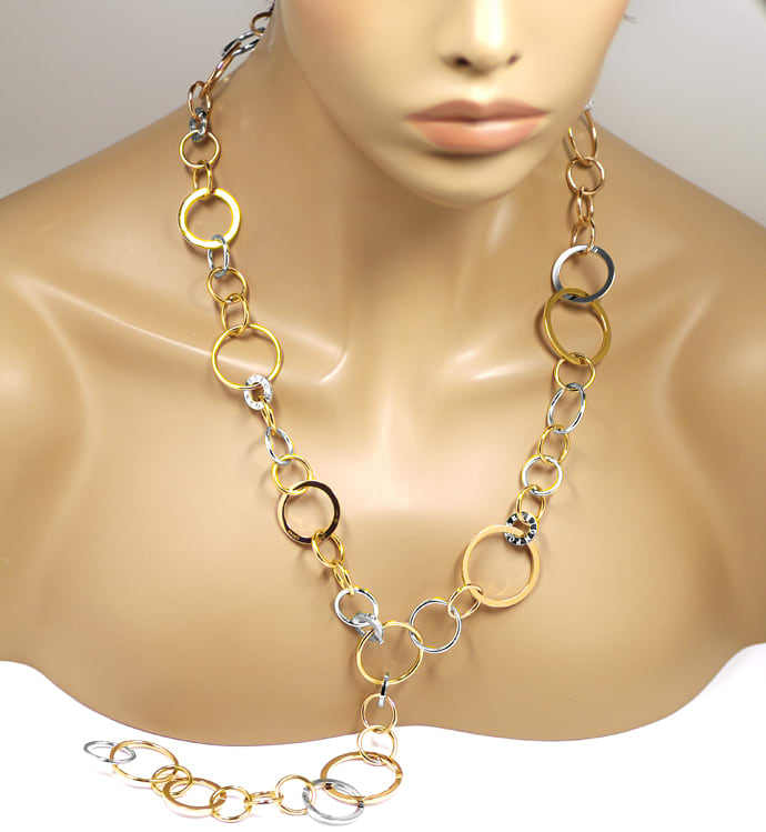 Foto 4 - Piaget Possession Halskette 82cm aus Gelbgold-Weißgold, Q1898