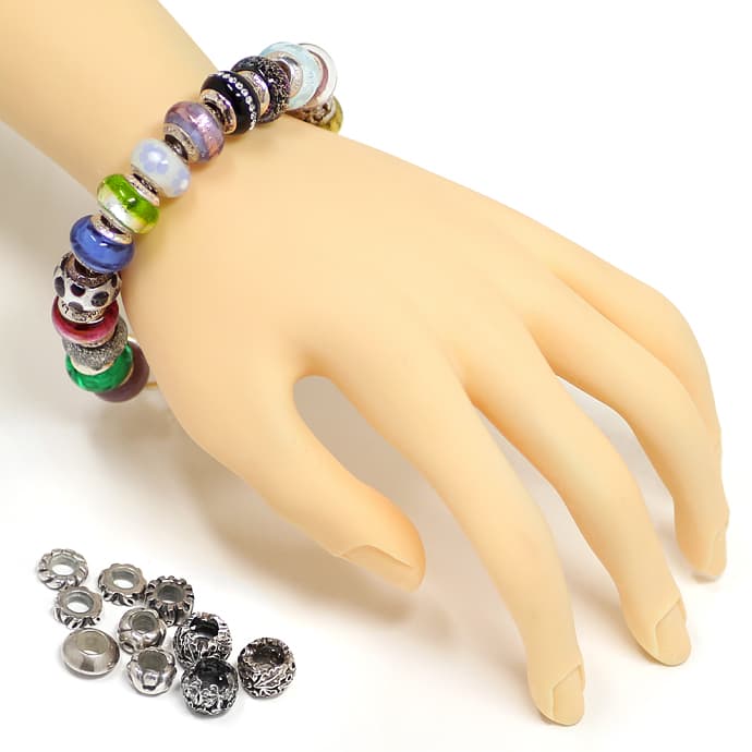 Foto 4 - Lovelinks Armband 30 Beads, 19 x Muranoglas, 925 Silber, R9047