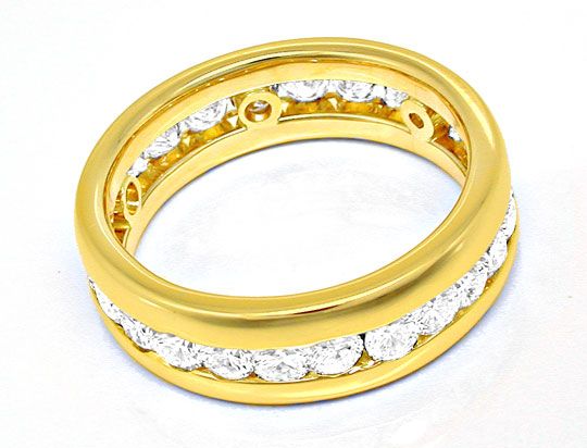 Foto 3 - Brillant Vollmemory Ring 18K Gelbgold Massiv, S8447