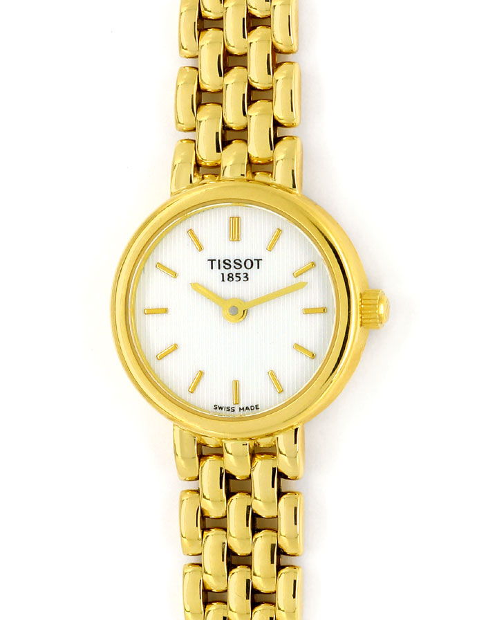 Foto 2 - Tissot Damen Uhr 1853 Le Locle in massiv 750er Gelbgold, U2522